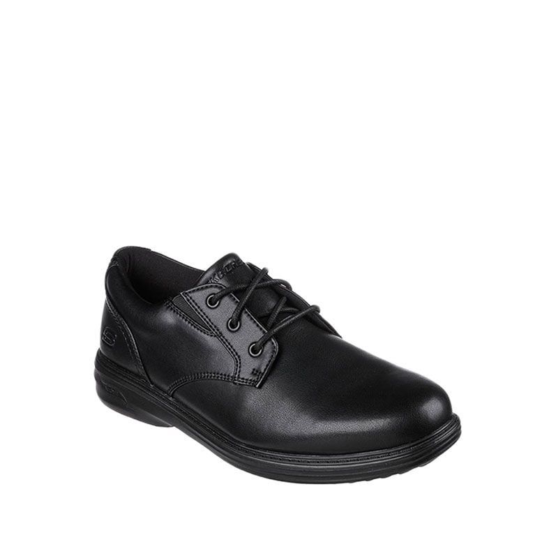 SKECHERS ARCH FIT OGDEN MEN'S CASUAL SHOES - BLACK