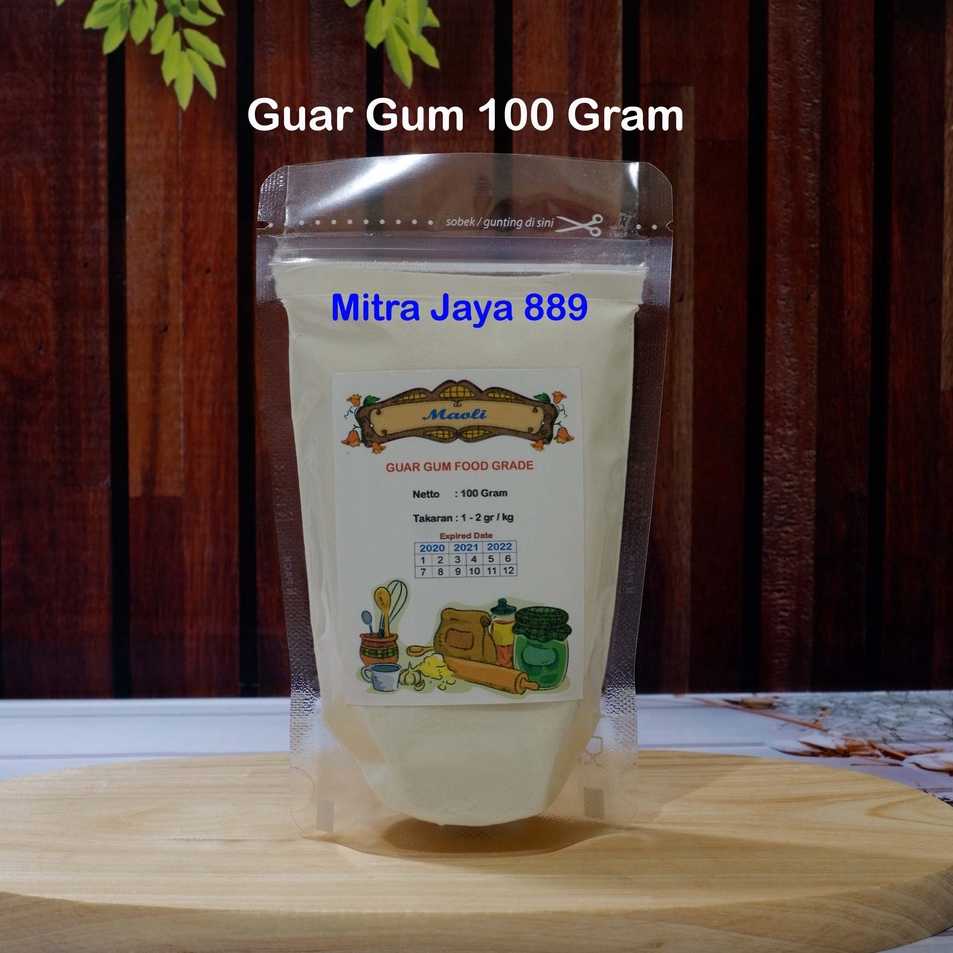 

Ready Stock Guar Gum Food Grade 100 gram / Guargum Pengental makanan / Guargum Barrel O Slime Produk Keren