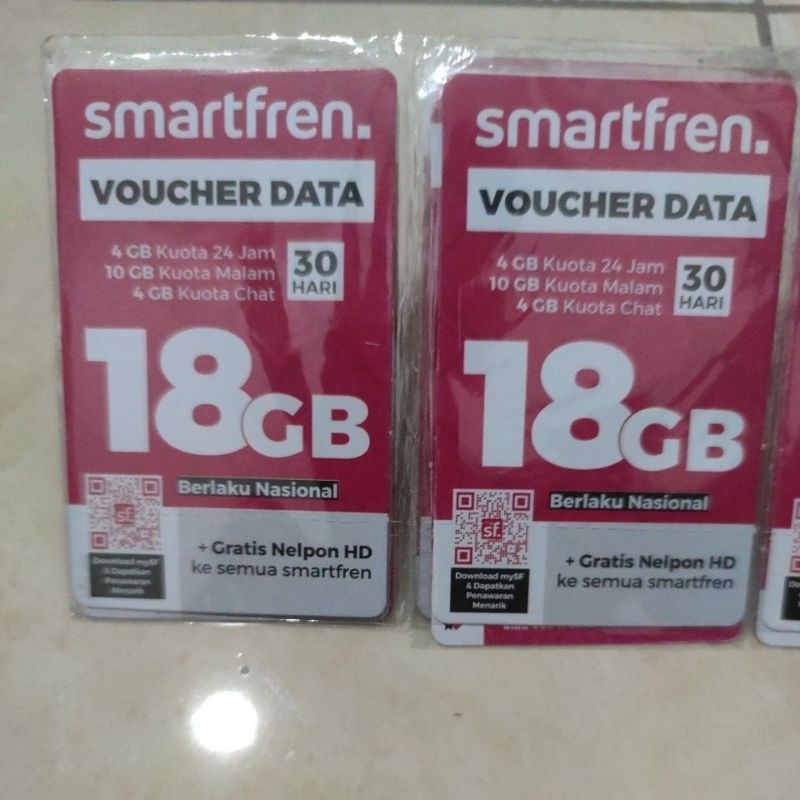 Voucher Smartfren 18GB 30Hari