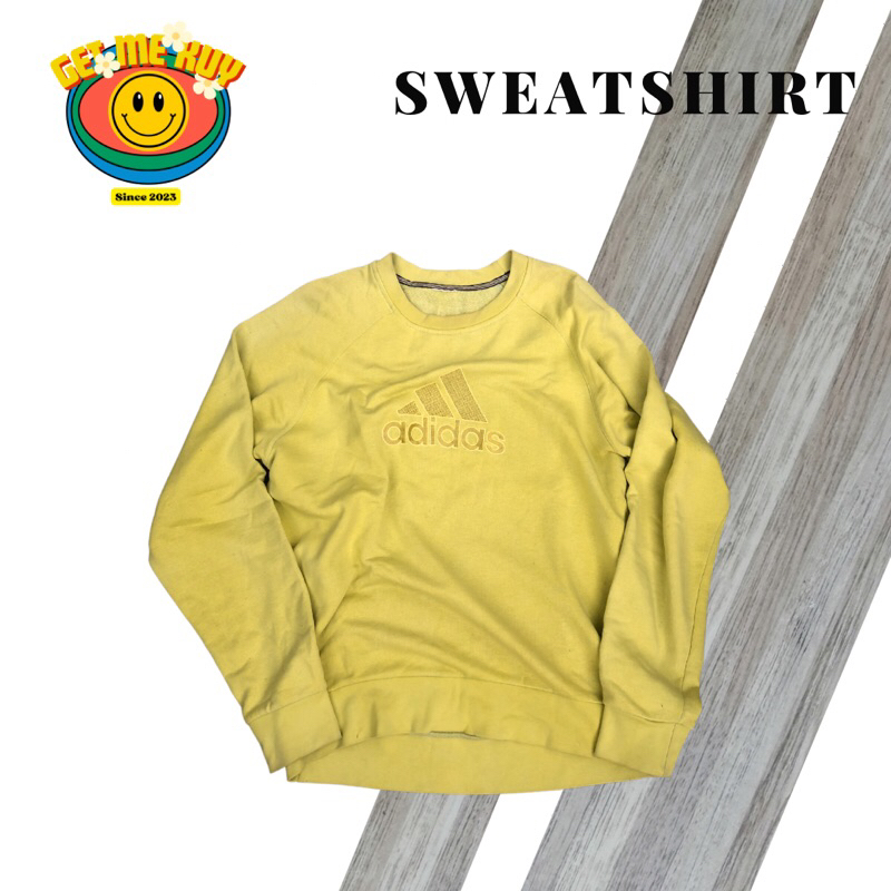 Crewneck Adidas Yellow Vintage