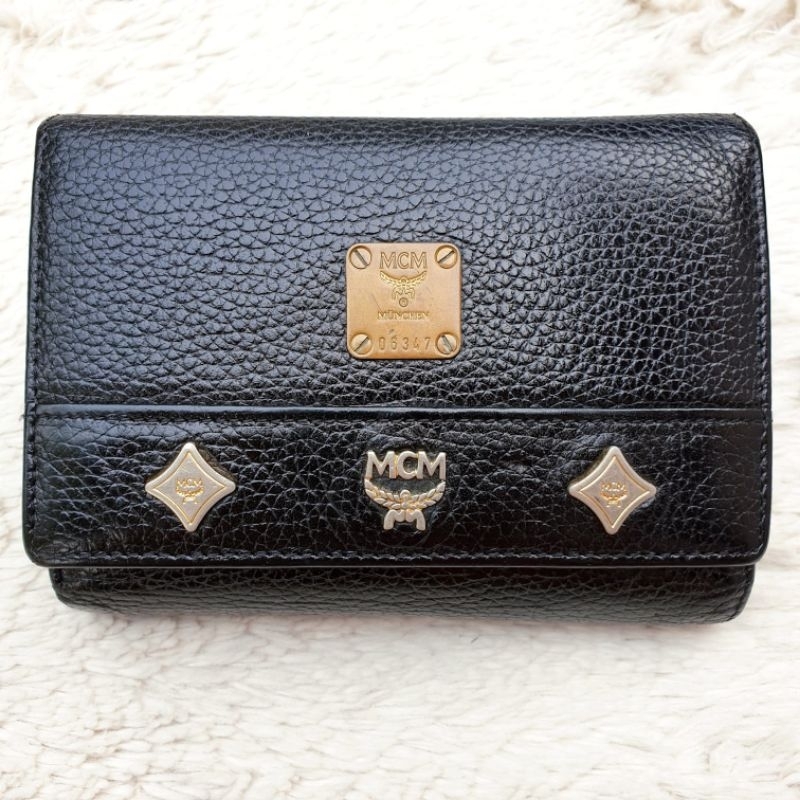 Dompet Wanita MCM Hitam Kulit Asli