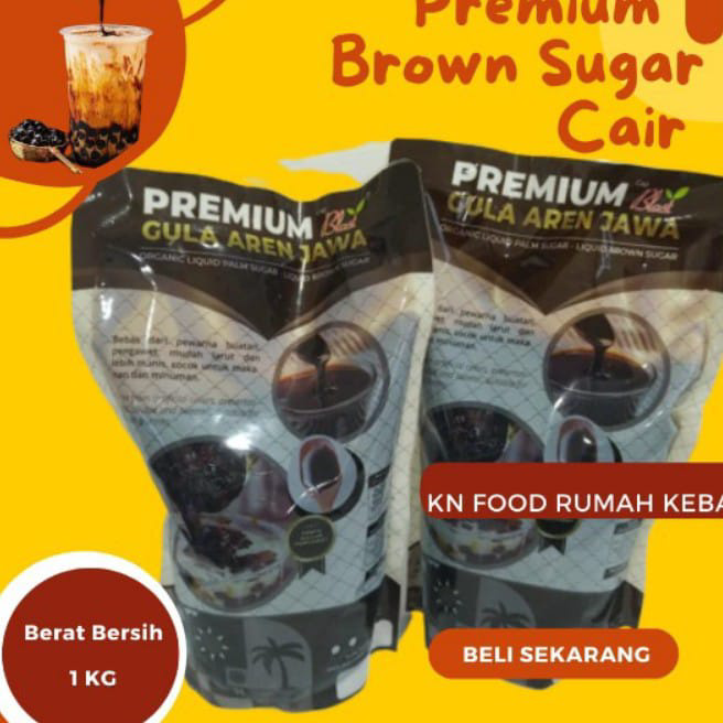 

Best Premium Brown Sugar / Gula Merah Cair 1kg / Gula Aren Harga Termurah