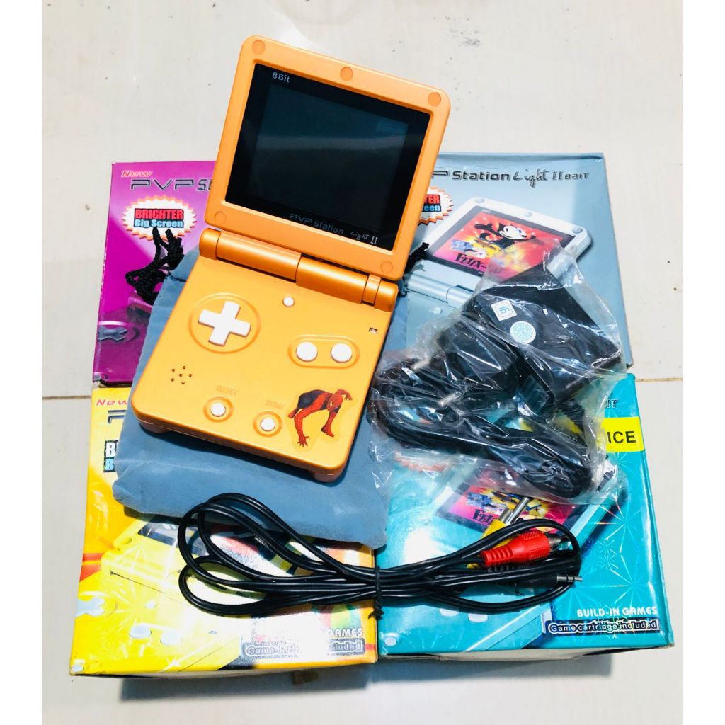 TERMURAH PVP GAMBOY CINA WISH GAME MODEL LIPAT  MODEL FLIP ANALOG GAME MAINAN ANAK SECOUND