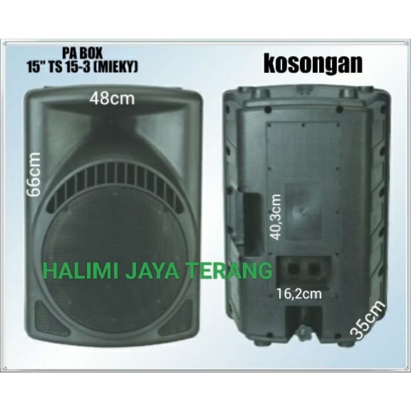 BOX SPEAKER 15 INCH FIBER MODEL MIEKY TS 15-3