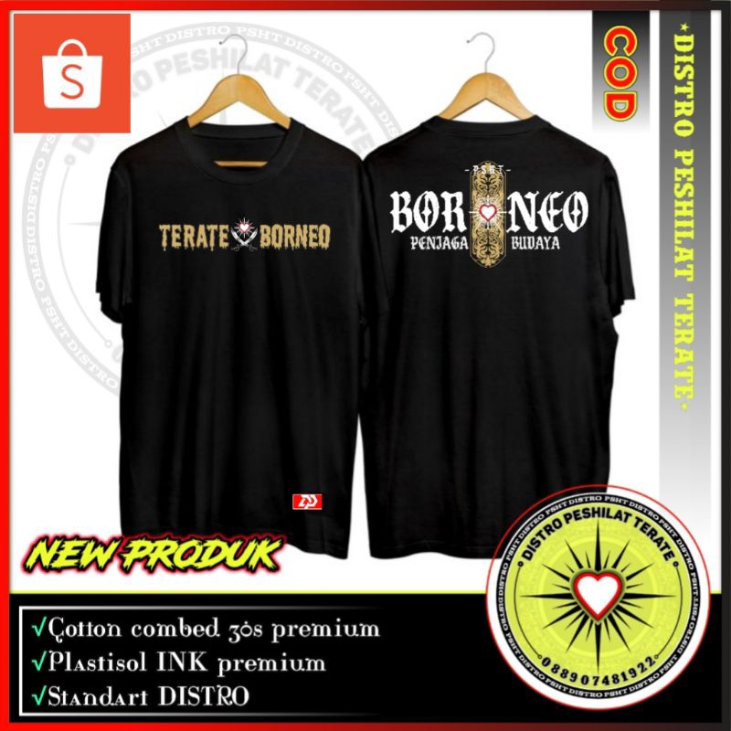 KAOS PSHT BORNEO PENJAGA BUDAYA - KAOS PSHT TERBARU