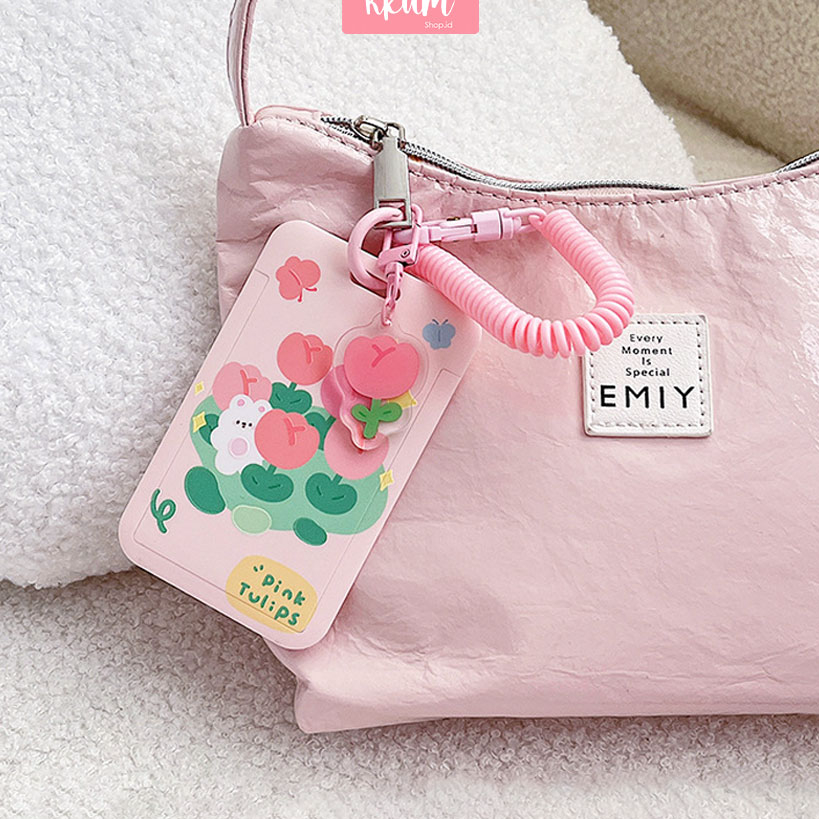 

Terbaru ID Card holder/ Name tag gantungan kartu cute/ Kartu akses MRT Busway lanyard