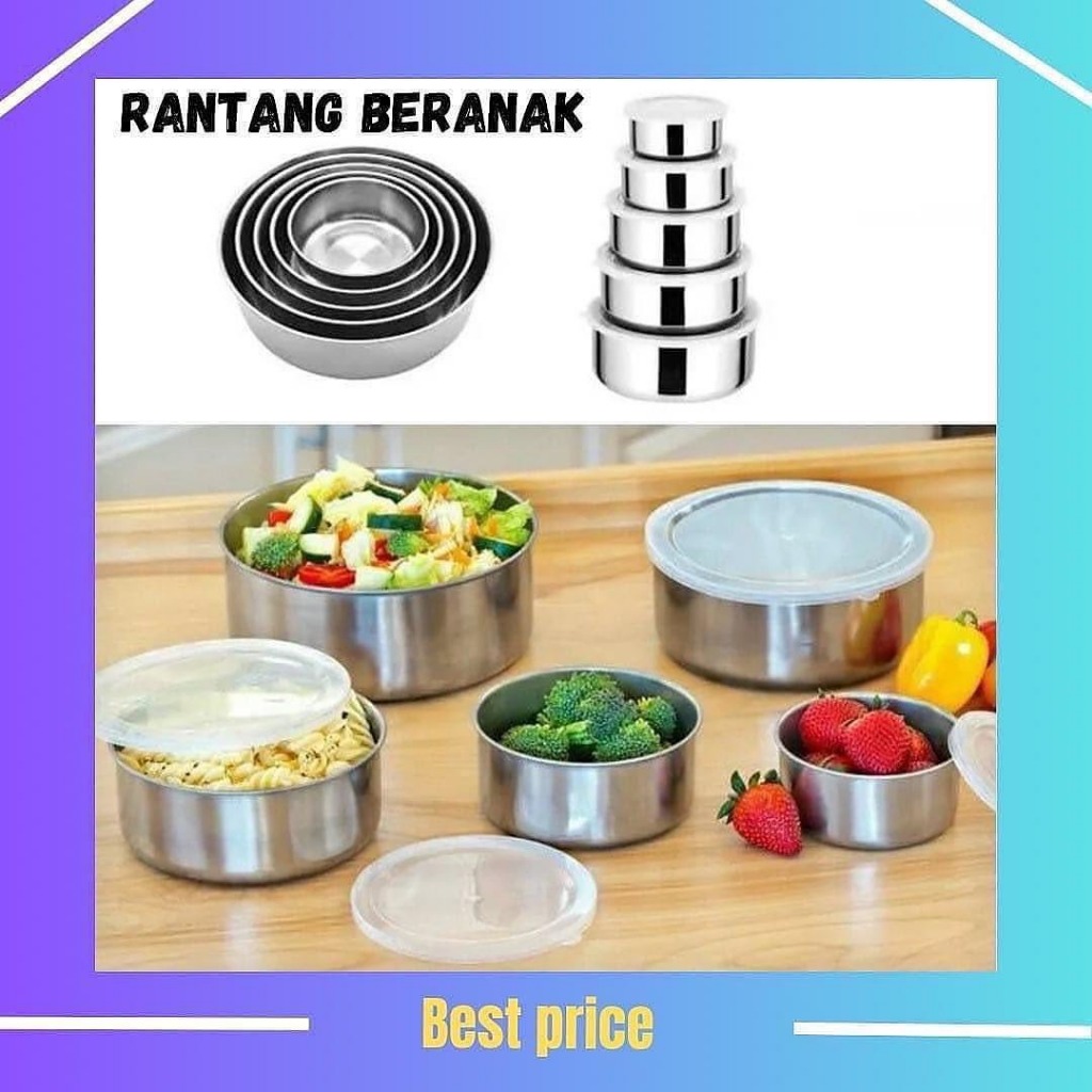 Rantang Beranak Stainless 5 Susun