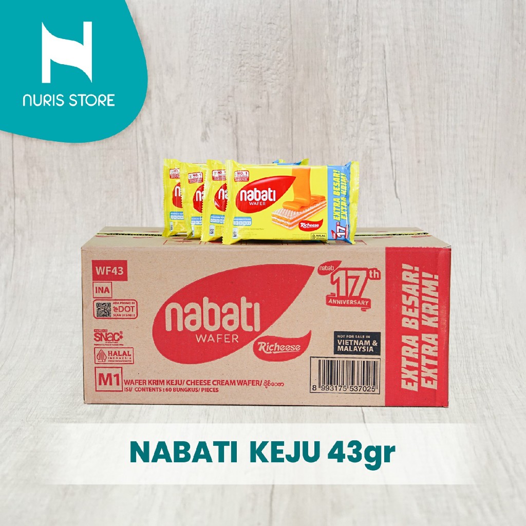 

Nabati Keju 2000 1 Karton