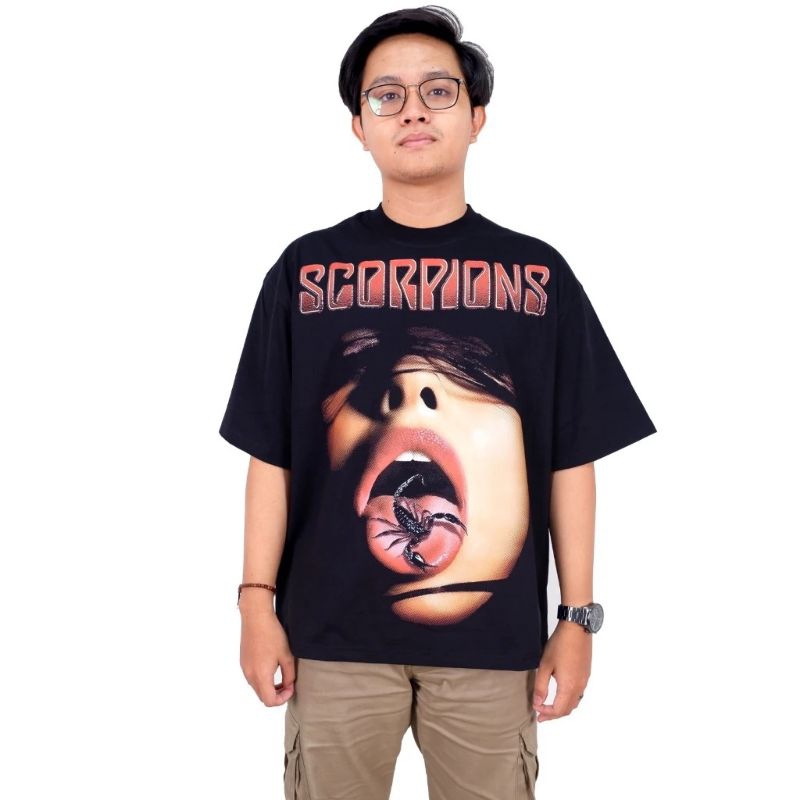 TSHIRT SCORPIONS KAOS BAND MUSIC HARD ROCK