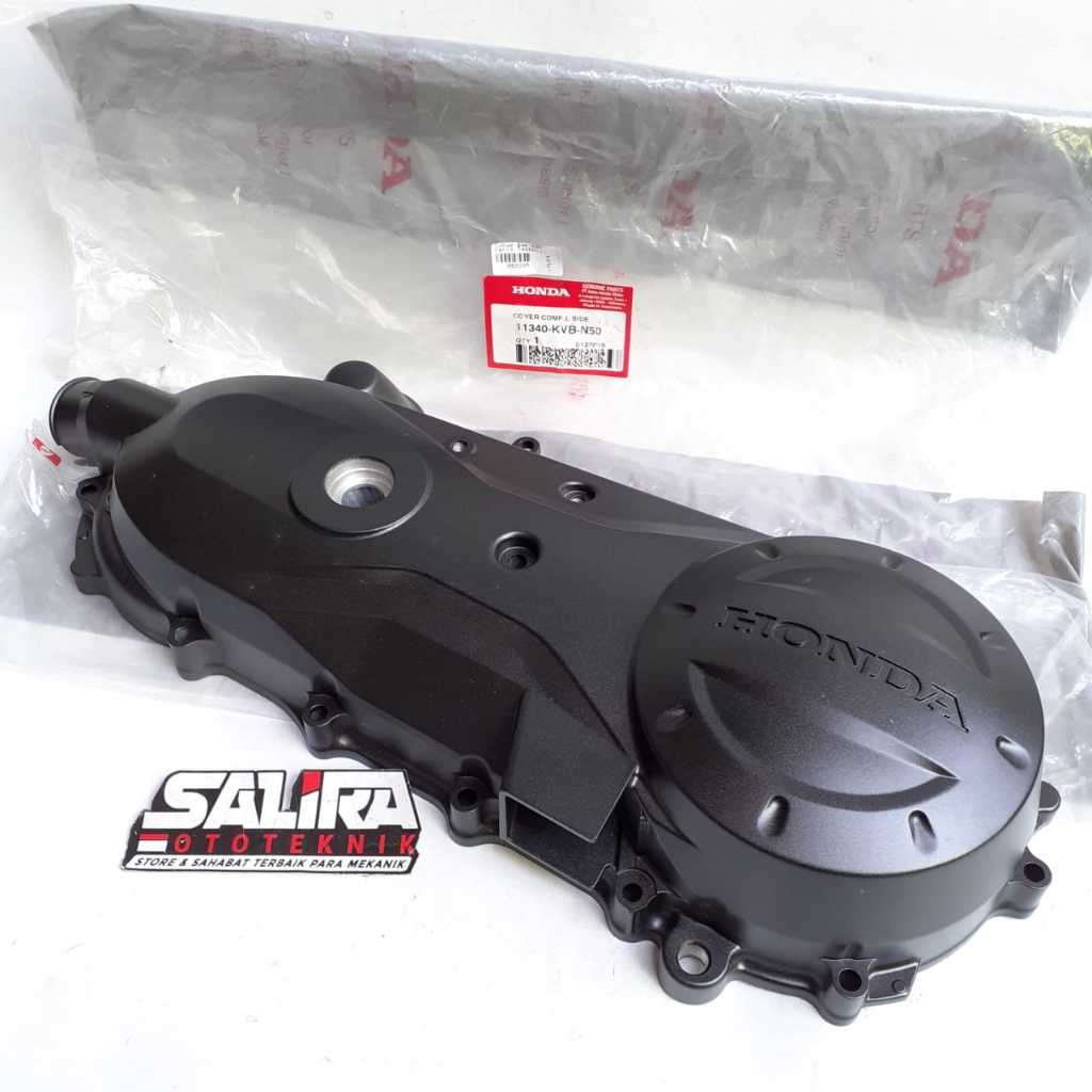 Tutup Cover Bak Blok Block CVT Cranckcase Vario Techno 110 Orisinil AHM 11340-KVB-N50