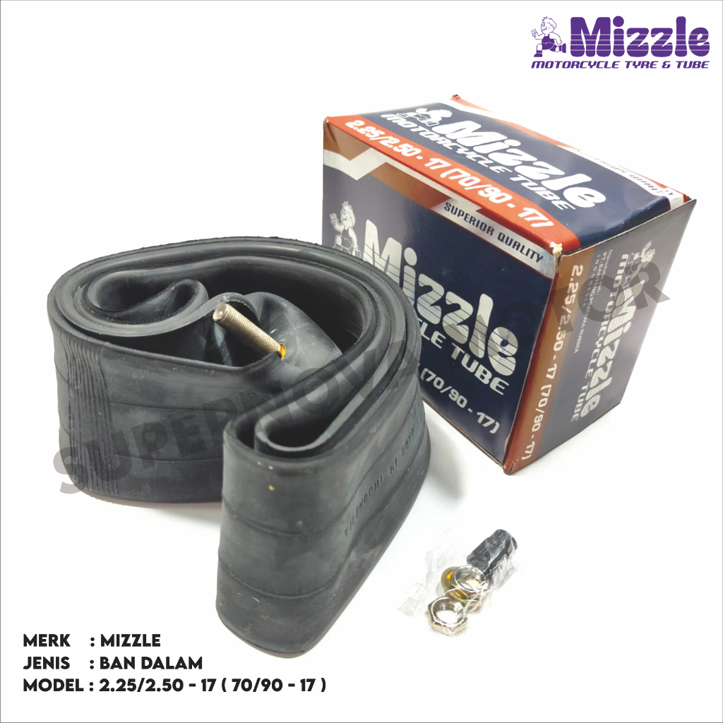 BAN DALAM 225/250-17 / 70/90-17 BAN DALAM MOTOR RING 17 MERK MIZZLE