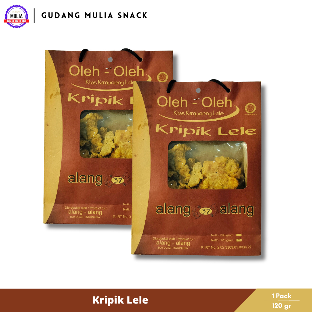 

Kripik Lele Oleh Oleh Khas Kampoeng Lele | Keripik Ikan Krispy Crispy