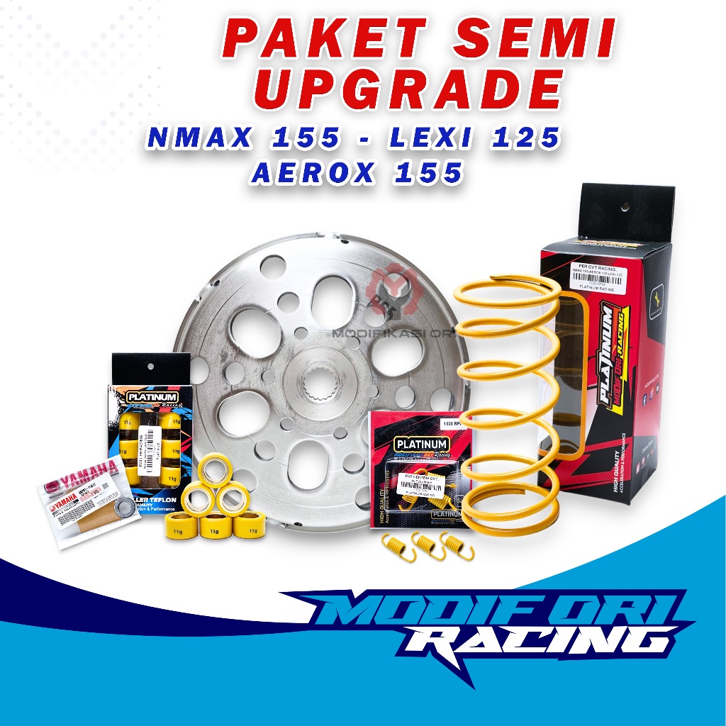 PAKET UPGRADE CVT NMAX AEROX Mangkok kampas ganda Nmax CVT lexi Aerox Original Custom Upgrade CVT