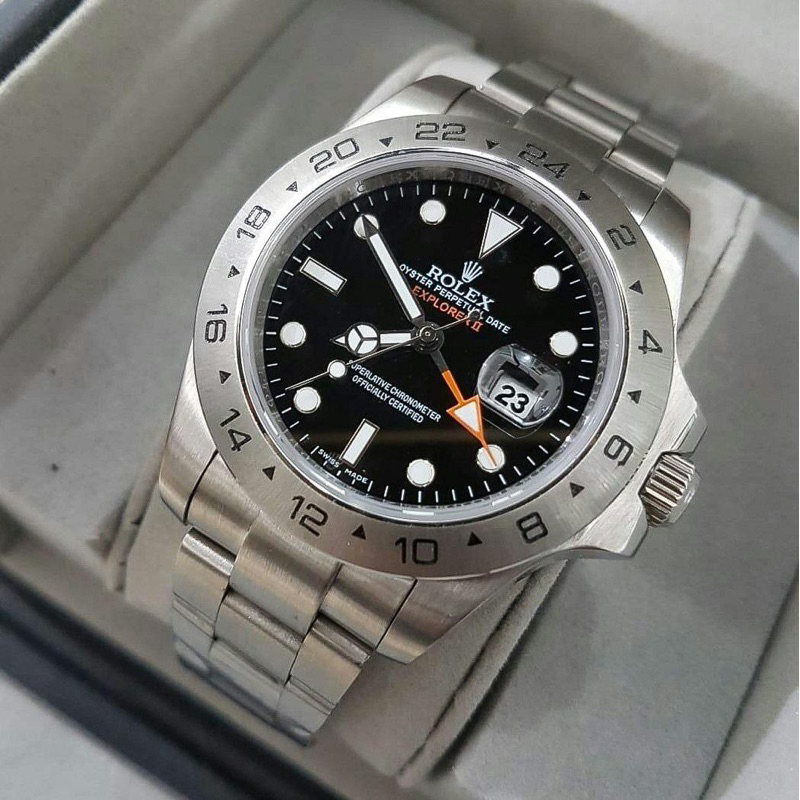 Jam Tangan Rolex Explorer II Automatic 40mm Premium AAA+