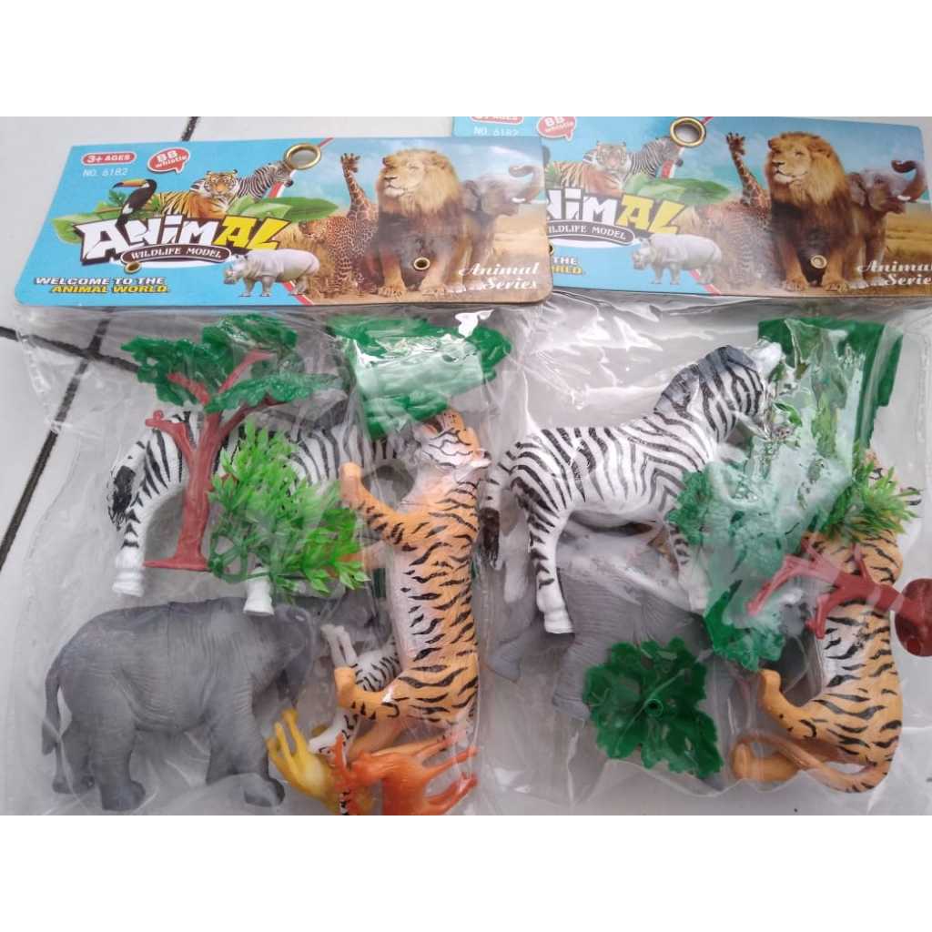 Mainan Anak Animal Hewan Wild Life / Mainan Hewan - Hewanan