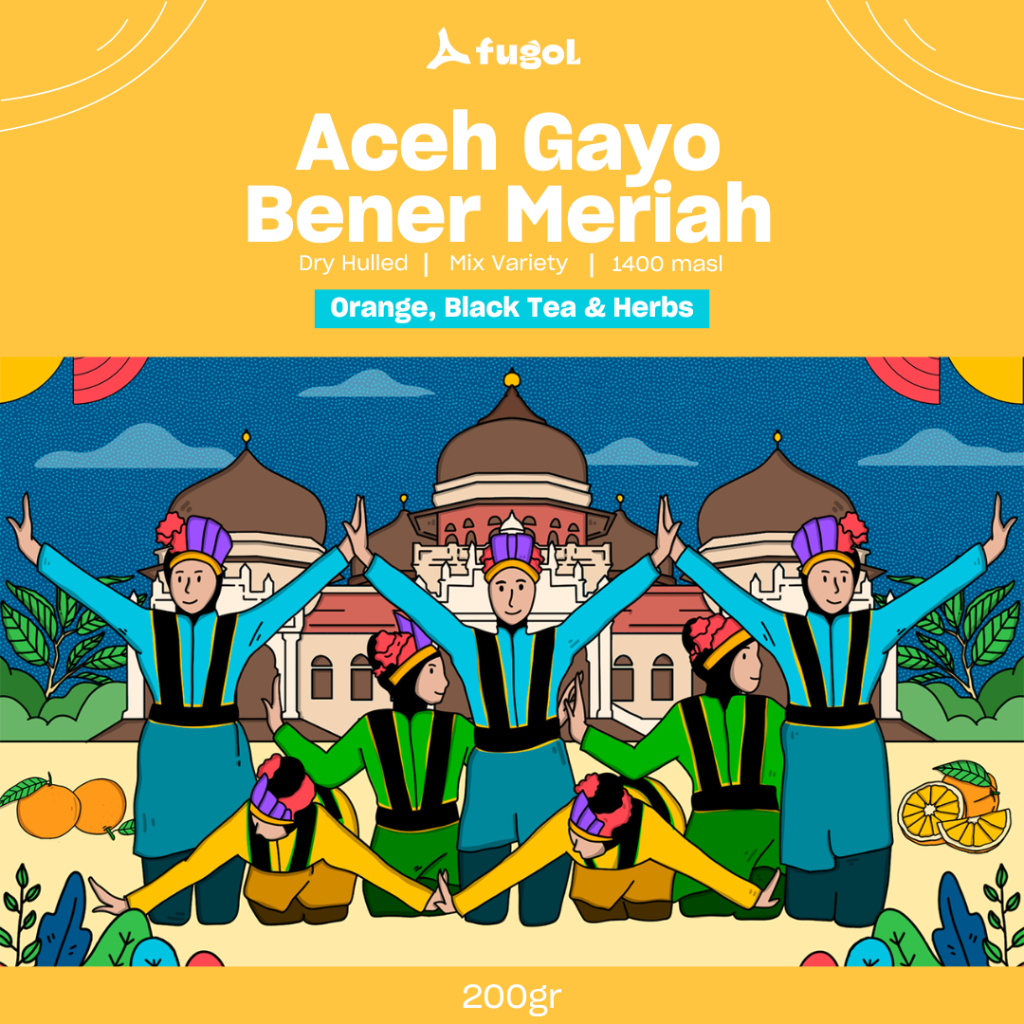 

Kopi Arabika ACEH GAYO BENER MERIAH (200 gr) Single Origin Specialty Coffee Beans