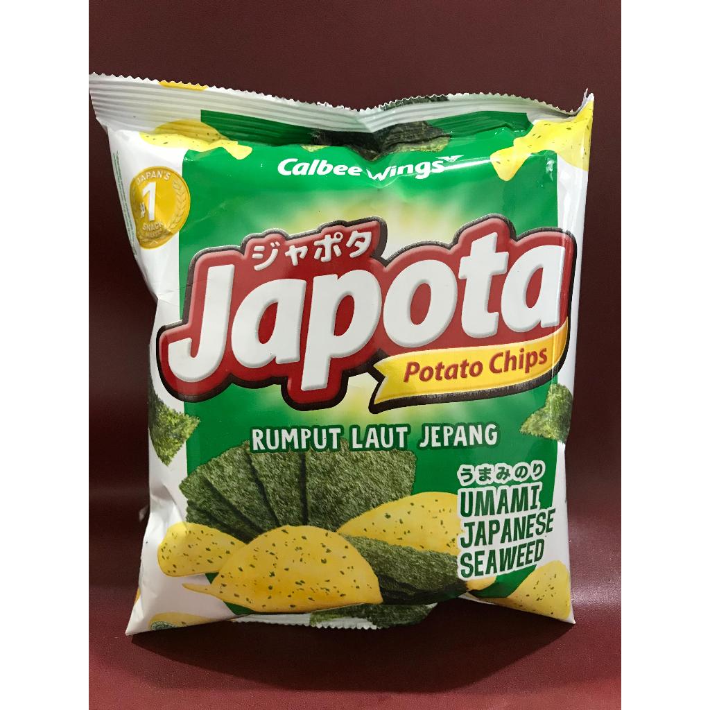 

Japota Potato Chips Japanese Seaweed 35g - Keripik Kentang Japota Rasa Rumput Laut Jepang