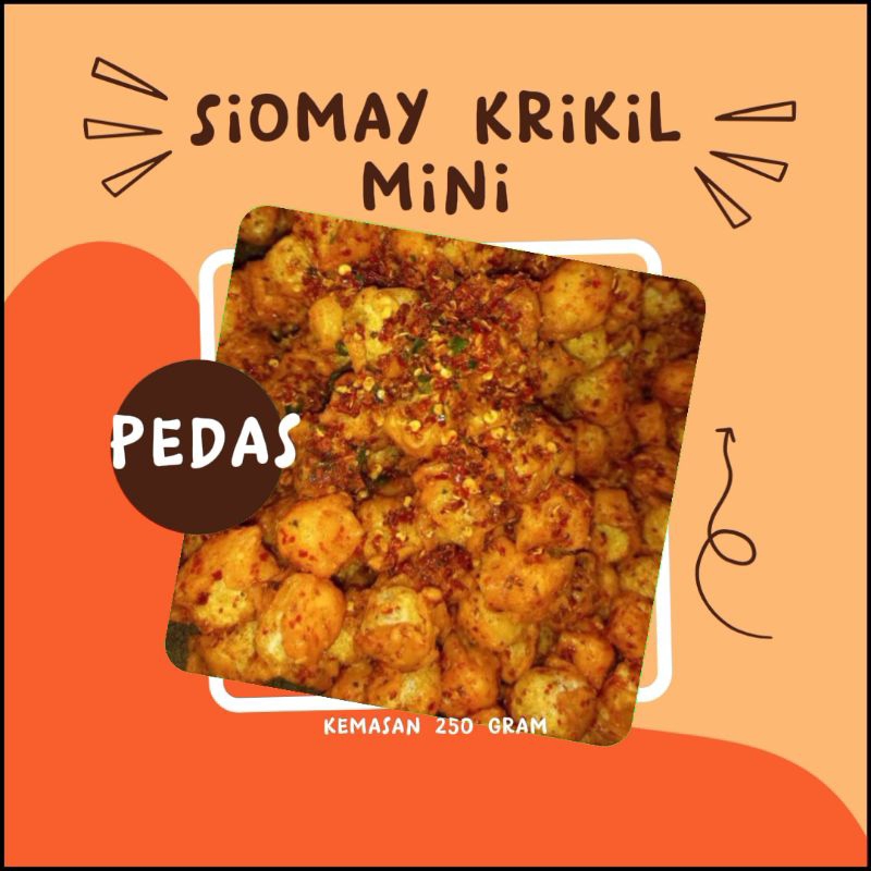 

Siomay kering mini pedas 250 gram / Siomay kerikil pedas 250 gram