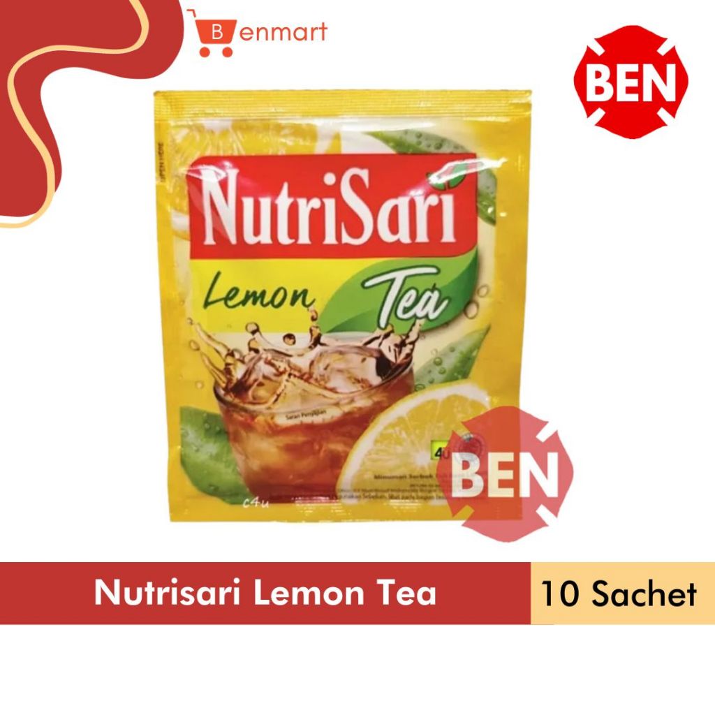 

NUTRISARI LEMON TEA 1 RENCENG ISI 10 PCS 14gr 14 gr - Nutri Sari Kuning Teh Pak Saset Sachet Bungkus