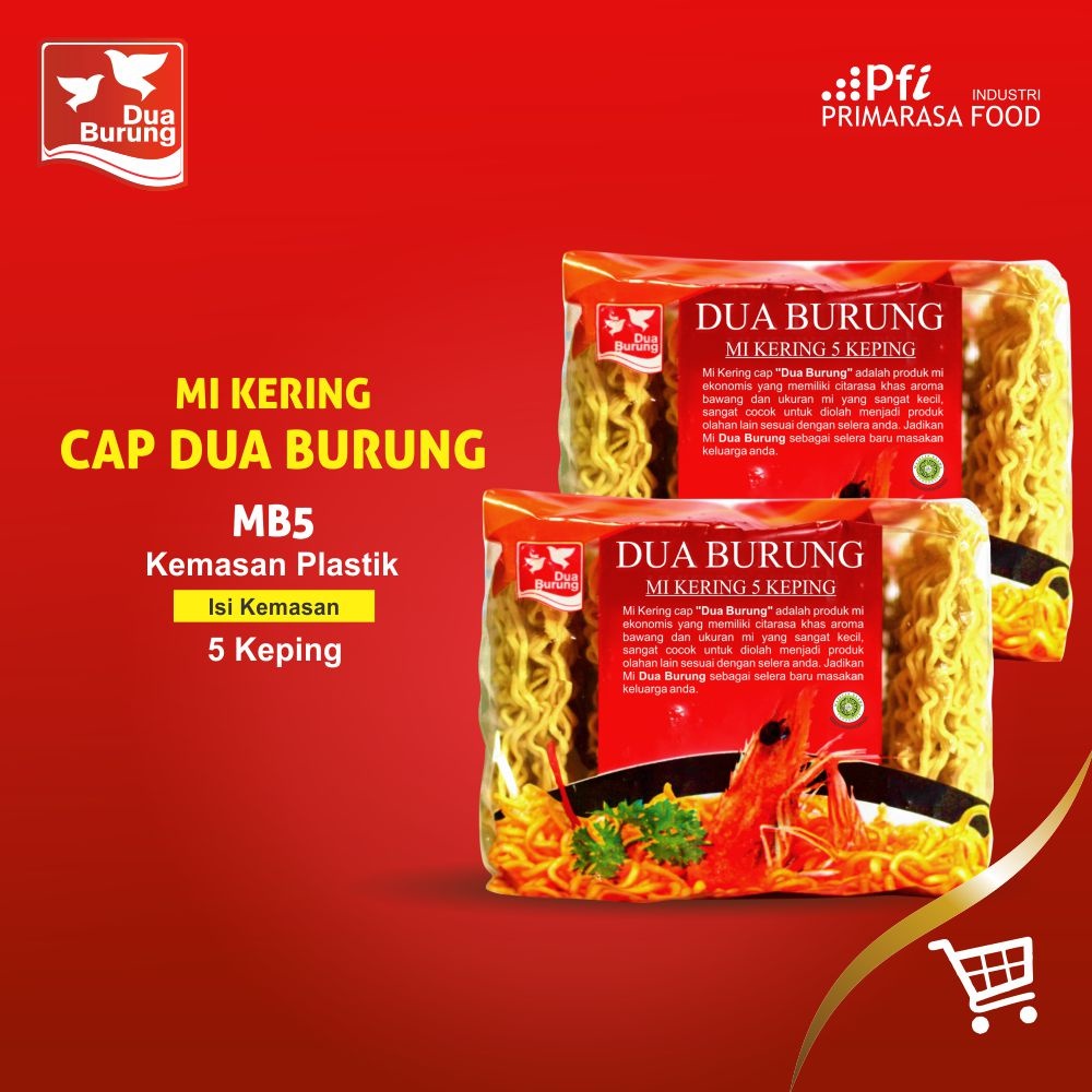 

Mie Dua Burung Isi 5 Keping