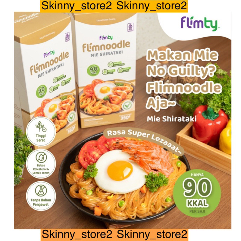 

Flimnoodle Mie Shirataki (Tanpa Proses Goreng) - 1 Box (isi 5 pcs)