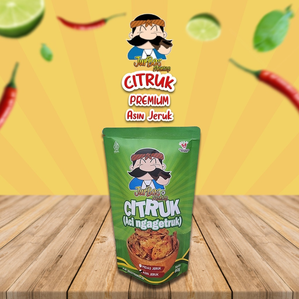 

Citruk Premium 80 gram Asin Pedas Jeruk