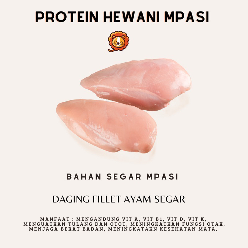 

Daging Dada Ayam Fillet (Daging MPASI)