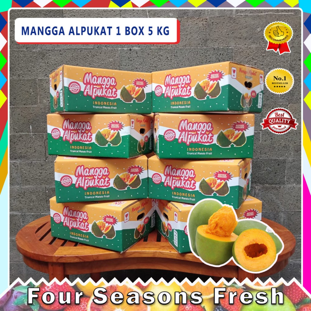 BUAH MANGGA ALPUKAT 1 DUS MANIS MASAK POHON ORIGINAL