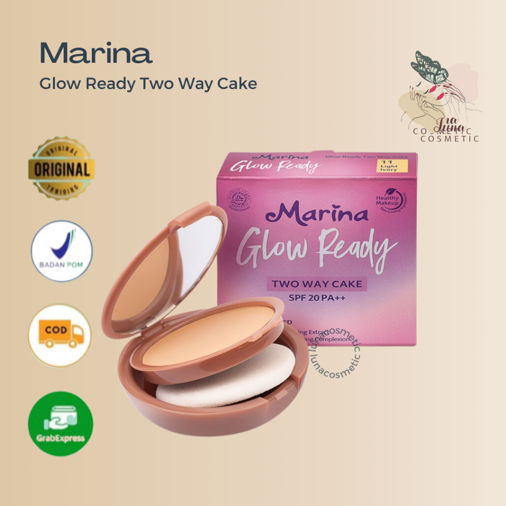 Marina Glow Ready Two Way Cake SPF 20 PA++