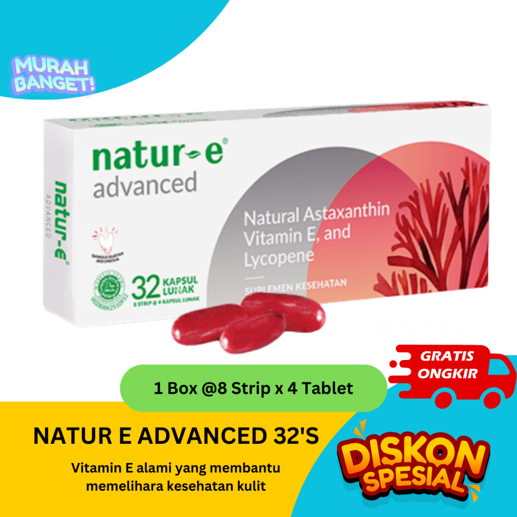 Natur E Advanced Vitamin Kesehatan Kulit 32 Kapsul
