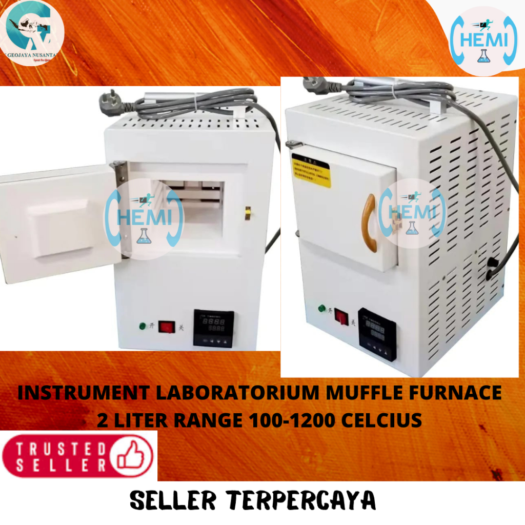 INSTRUMENT LABORATORIUM MUFFLE FURNACE 2 LITER RANGE 100-1200 CELCIUS