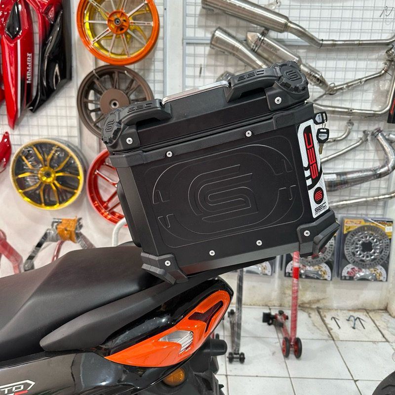 Paket breket top box nmax 155 old new box SEC 45liter box nmax new old box motor nmax box belakang n