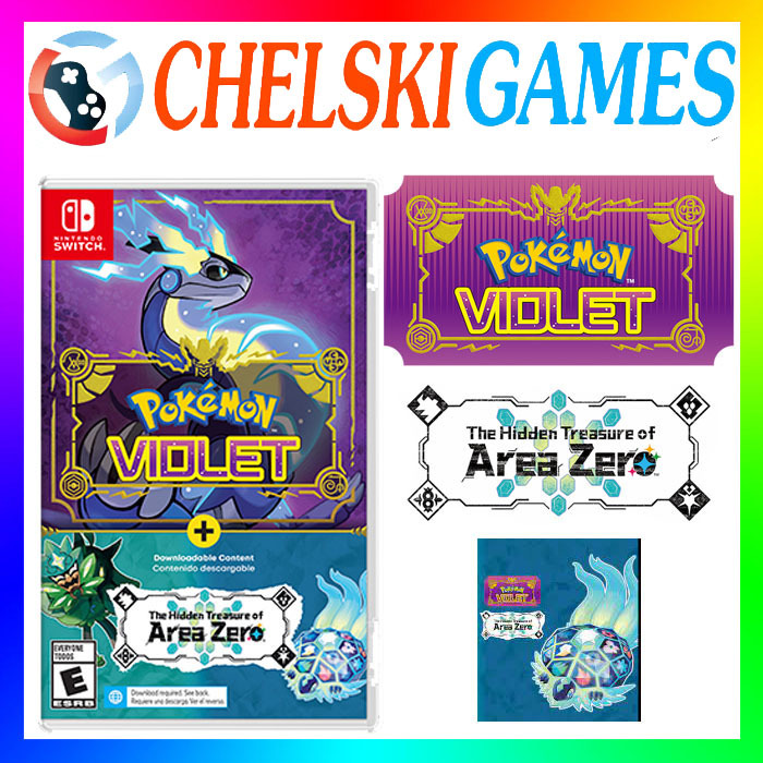 Nintendo Switch Pokemon Violet + The Hidden Treasure of Area Zero DLC
