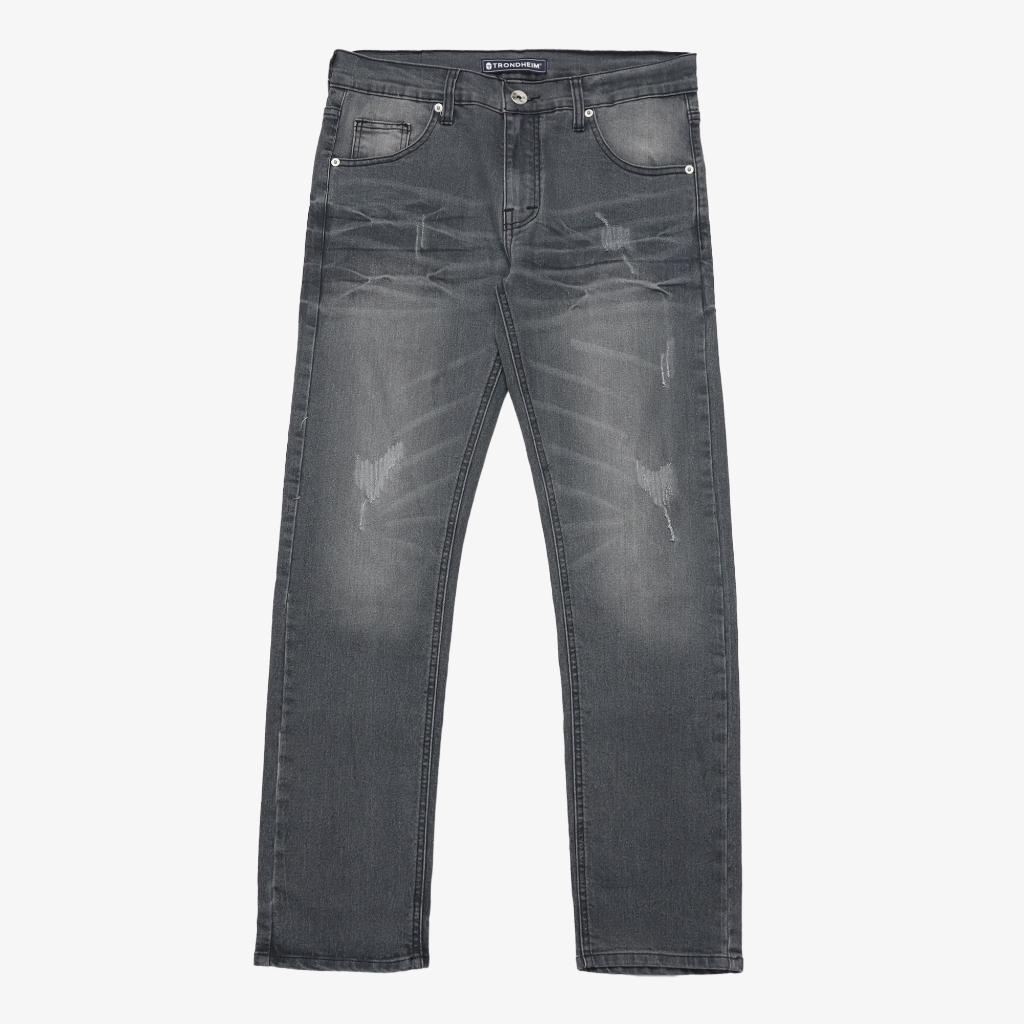 Trondheim Celana Jeans Pria Denim Zayyan Darkgrey