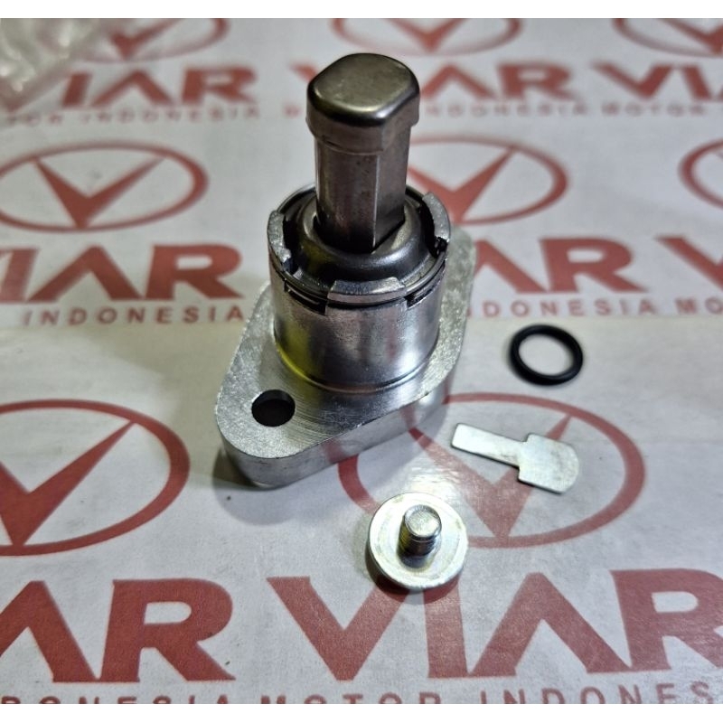 Stud Stut Tensioner Cross X 150 Stelan Rantai Kamprat Tonjokan VIAR KARYA OIL , ORIGINAL