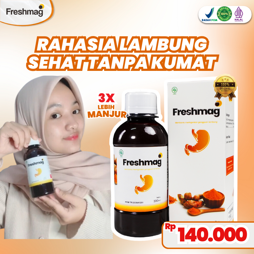 

FRESHMAG MADU HERBAL ALAMI - MENGOBATI MASALAH LAMBUNG DAN PENYAKIT MAAG