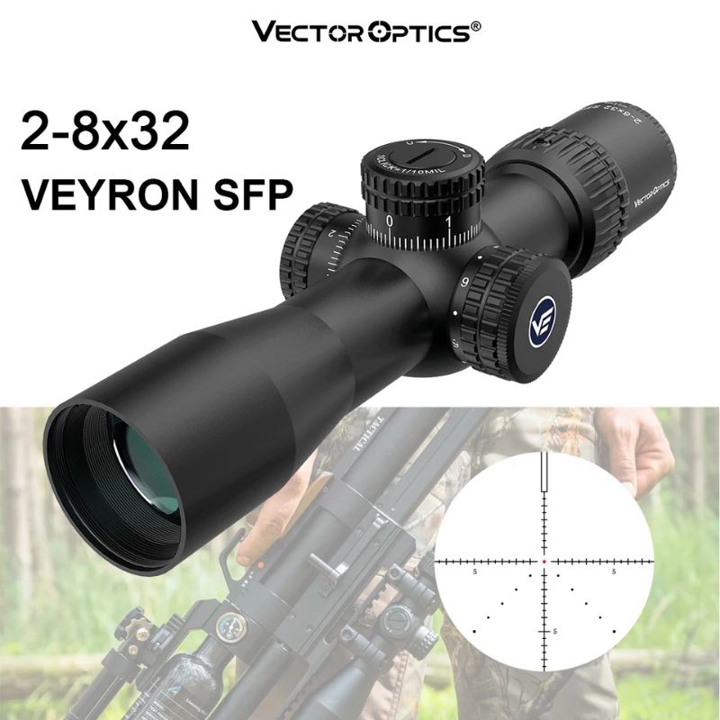 Teleskop Vector Veyron 2-8x32 IR SFP Scope Vector Optics