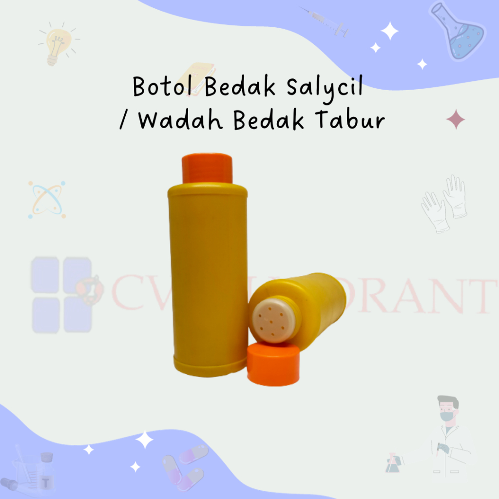 Botol Bedak Salycil / Wadah Bedak Tabur