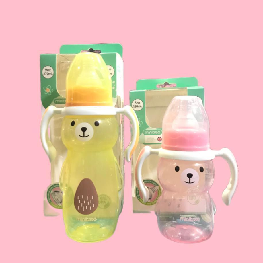 Botol Susu Minitree Bear 150ml/270ml