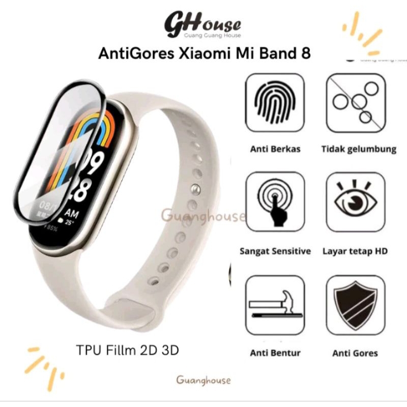 ANTIGORES JAM XIAOMI BAND 8 DAN BAND 8 ACTIVE