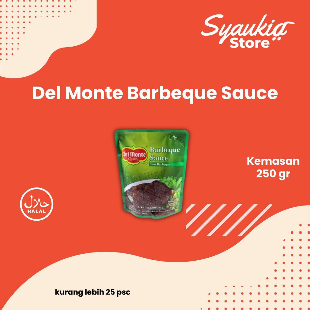 

Del Monte Saos BBQ Delmonte Saus Barbekiu Barbeque Sauce Saus BBQ 250Gr