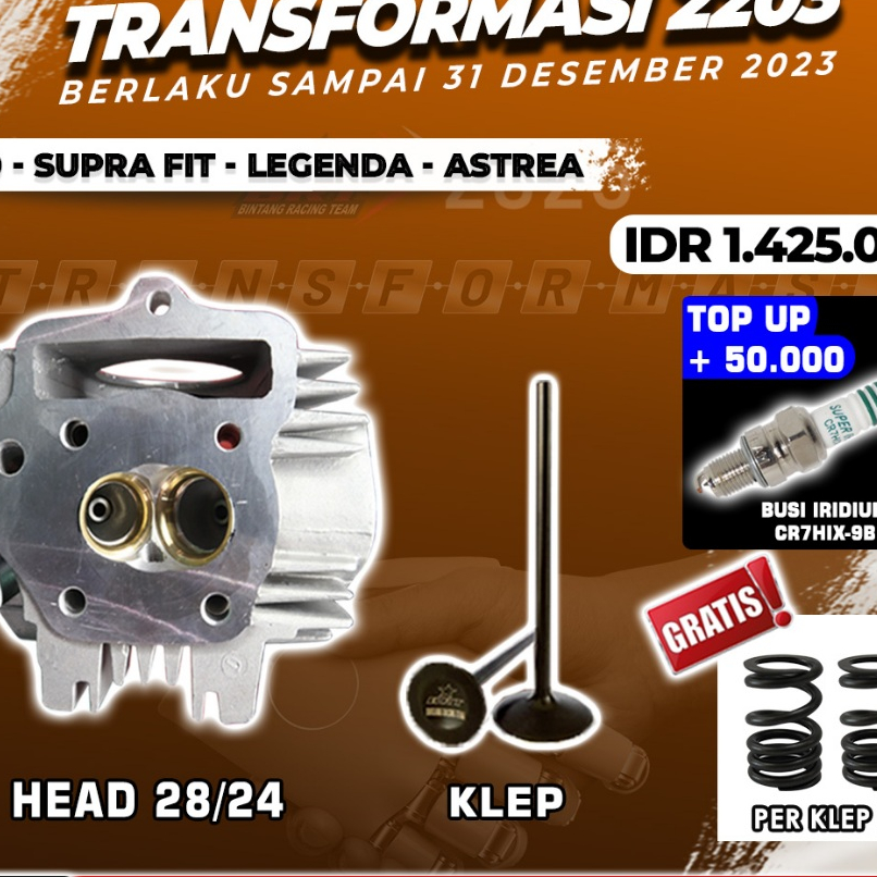 HEAD C100-SUPRA FIT-LEGENDA-ASTREA BRT