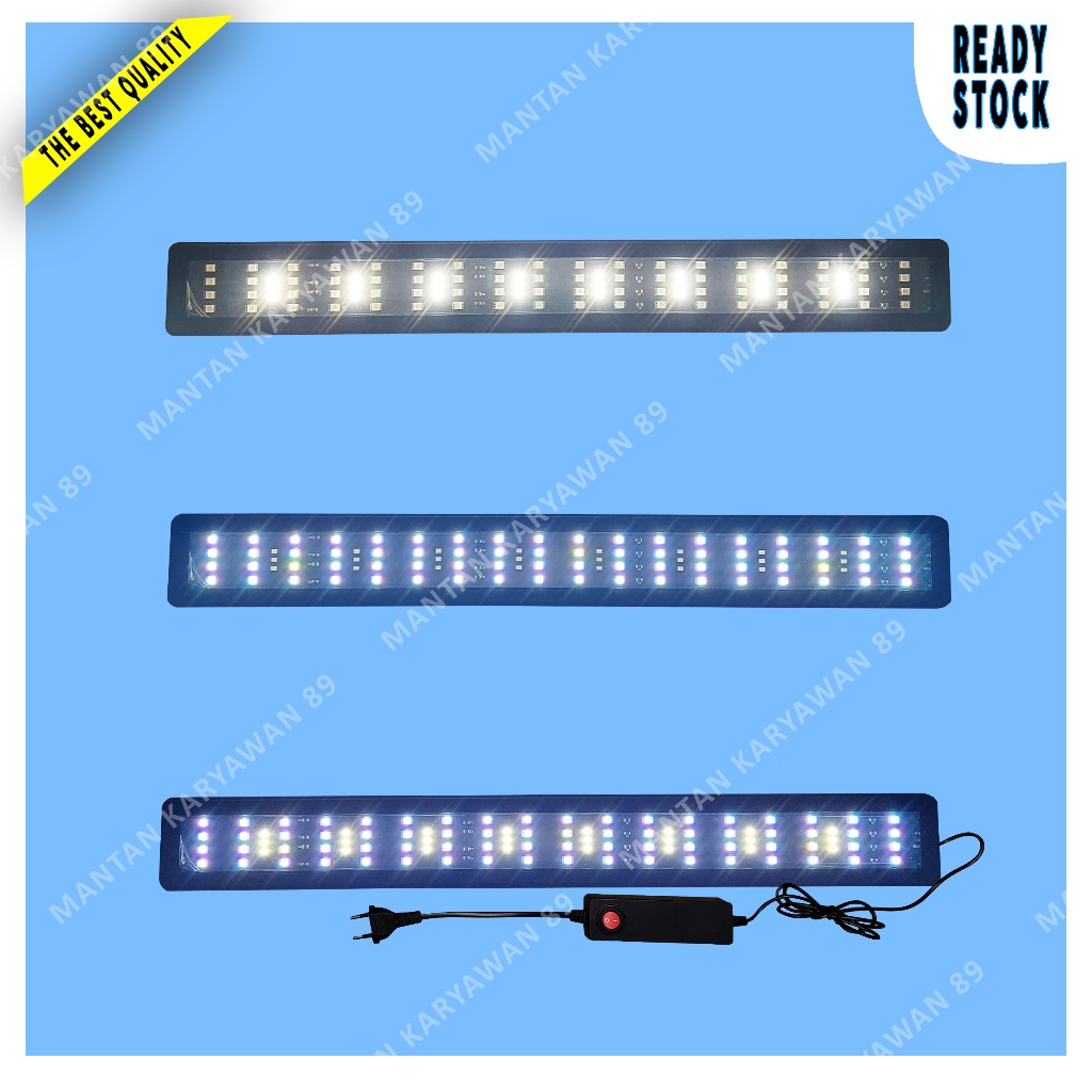 KANDILA VIBRANT Lampu LED 3 Mode V600 Aquarium Day Night UVA UVB Lamp Gantung Atas Tanaman Aquascape