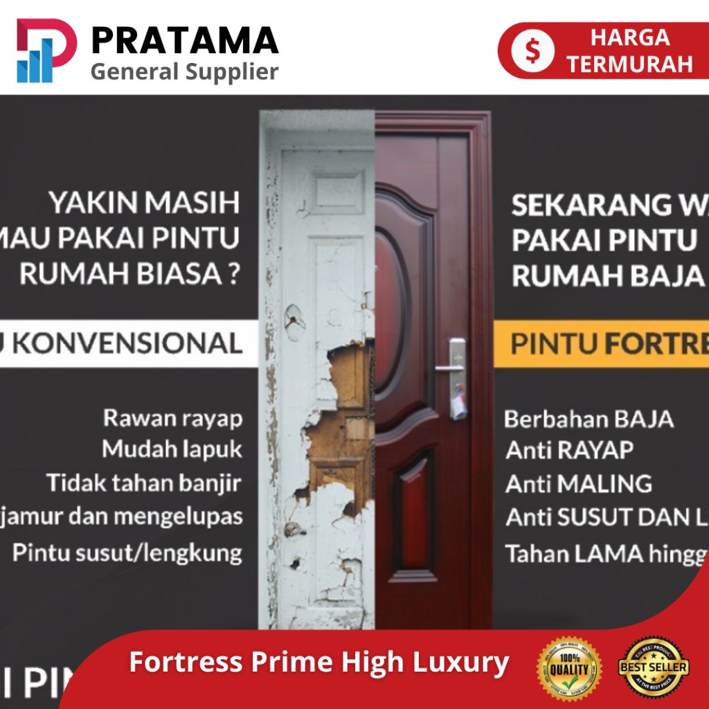 PLAT/PINTU BAJA FORTRESS / Fortress Prime High Luxury PRIME DOOR | surabaya