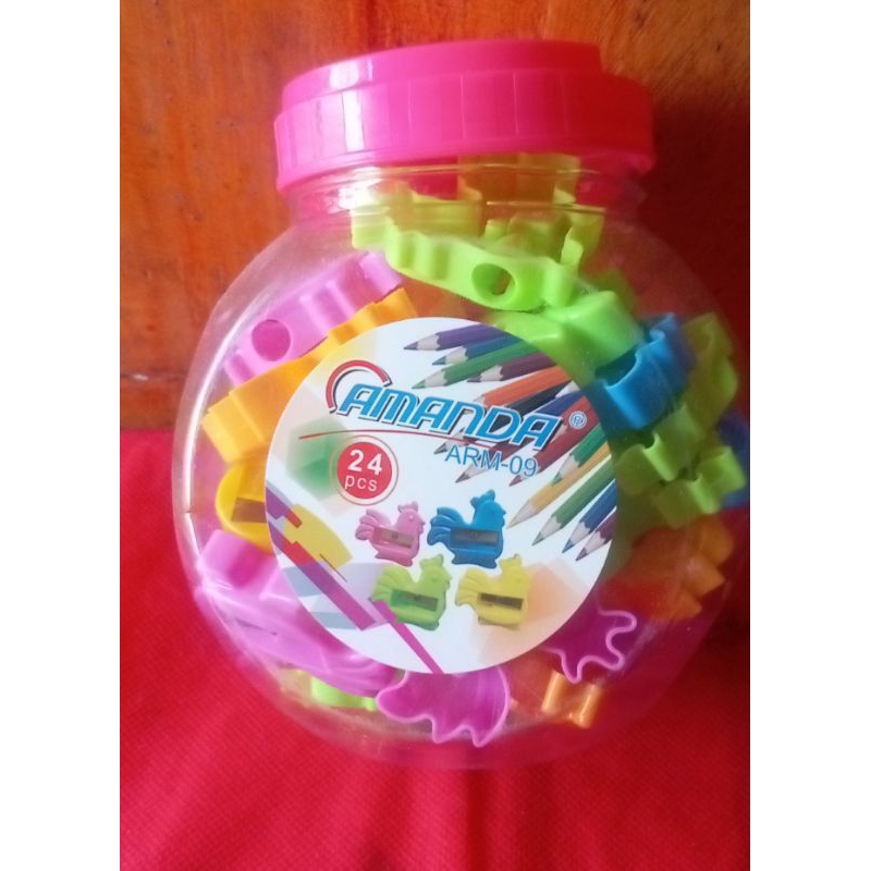 

Serutan pensil karakter/rautan pensil karakter (1 pak isi 24 Pcs)