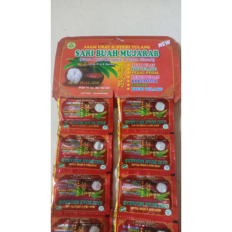 

SARI BUAH MUJRAB kapsul 100% original