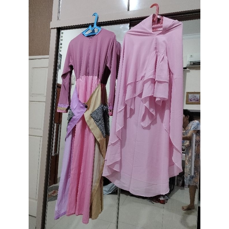 Gamis syar'i set by viendra syari