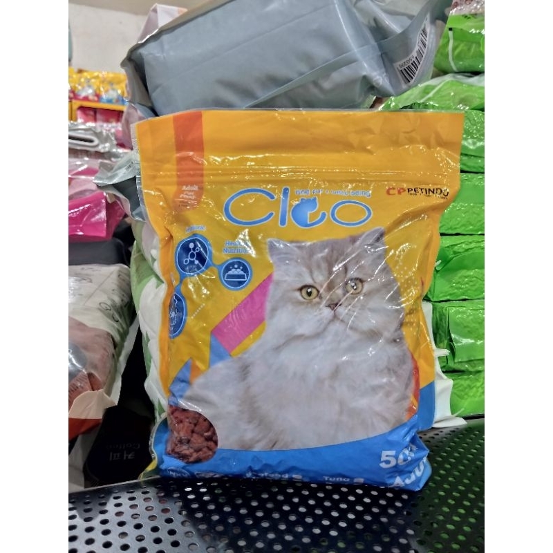 Cleo Cat persian adult repack 500g/ Cleo/ Cat food/ Makanan kucing
