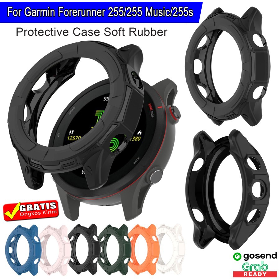 TPU Case Garmin Forerunner 255 / Forerunner 255 Music Forerunner 255S Bumper Casing Soft Cover Dial 