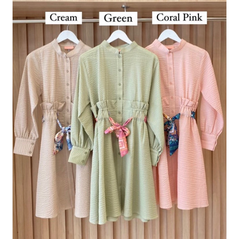 Kamila Tunic Top Riamiranda Bhrava RM Winter 2023 Baju Ria Miranda Atasan Blouse Original Kemeja